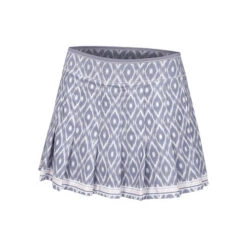 Metallic Ikat Pleated Skirt Women